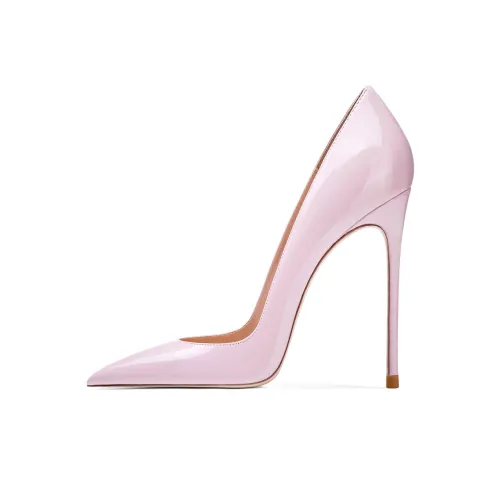 Ganxiaojie Slim Heel High Heels Women's Pink Purple