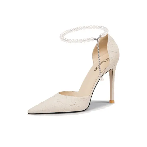 Lily Wei Pure And Renew Slim Heel High Heels 10.0cm Women's Skin