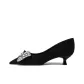 Black 4cm Heel Height