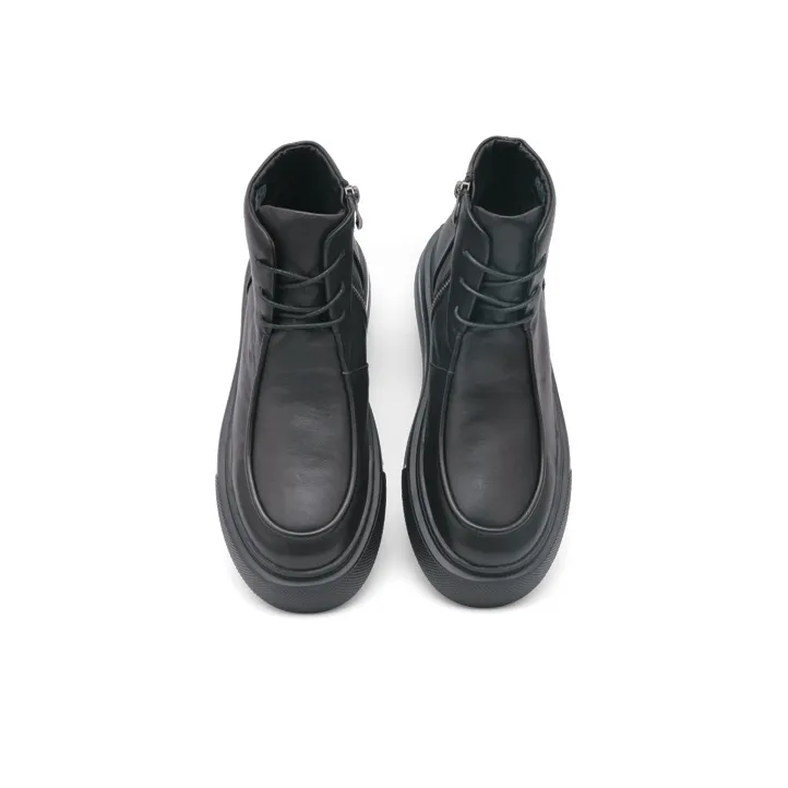 Mr.shang Cool Black Collection Ankle Boots Men's Black-3