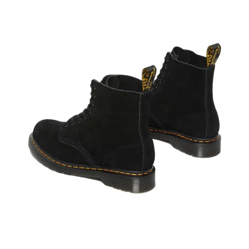 Dr. Martens Dr.Martens 1460 Pascal Suede Lace Up Boots 'Black E H Suede+E H Suede Mb' Women's-4