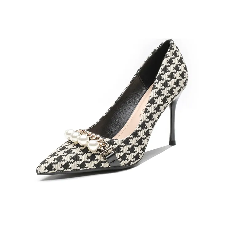 Ainer-cat Slim Heel High Heels 7cm Women's-1