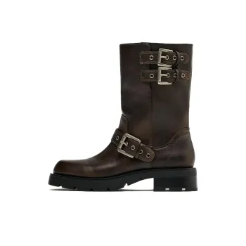 ZARA Ankle Boots Women's Brown