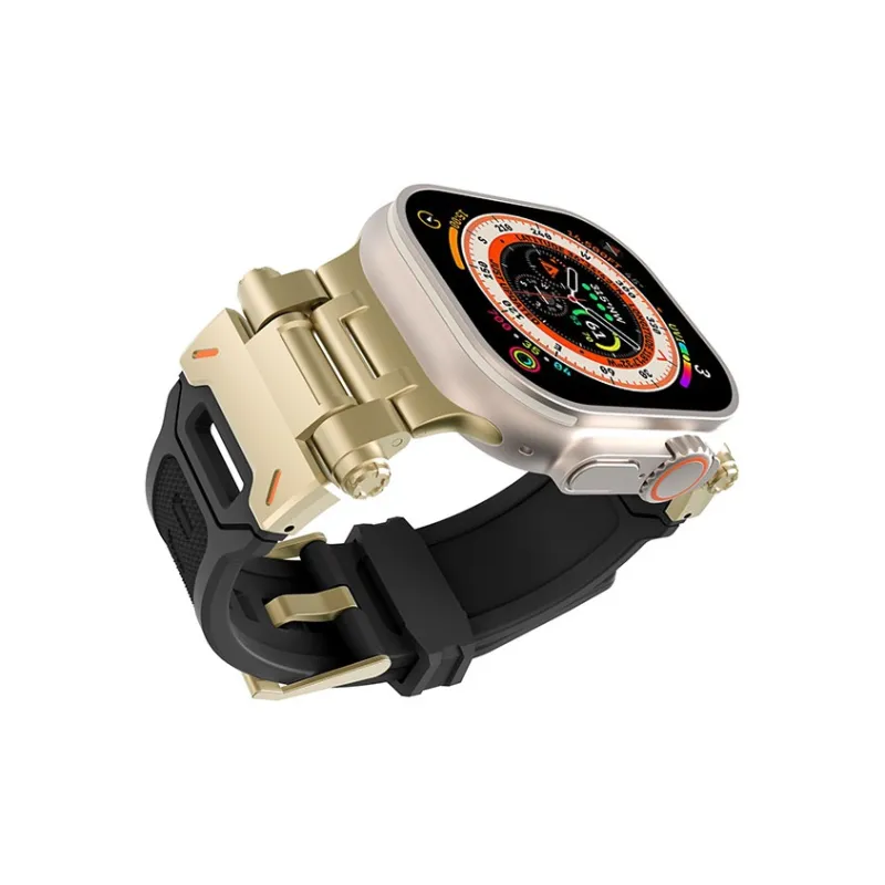 ZHENGGUANG Watch Band Apple Compatibility 41mm Silicone Material-34