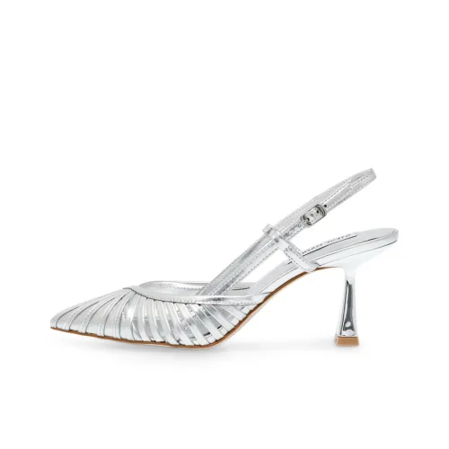 STEVE MADDEN High Heels Women's Blue/Rose Red/Gold/Silver