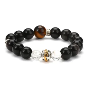 Tanner Obsidian Jade Bracelets Unisex
