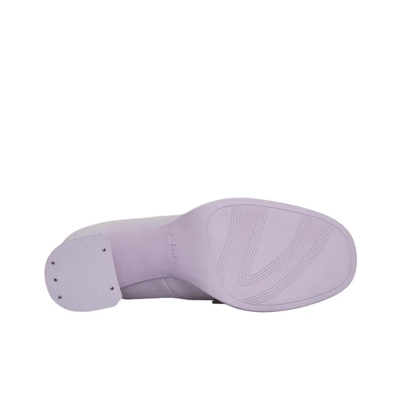 Martine Rose x Clarks Chunky Heel High Heels Women's Purple-3