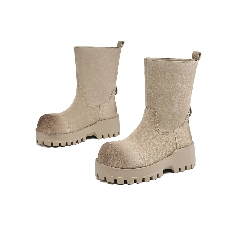 EBLAN Ankle Boots Women's Cameo Brown-1