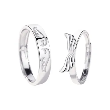 Sanpowa S925 Silver Rings Unisex
