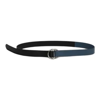 MARNI Calfskin Brass Leather Belts Men's Blue -