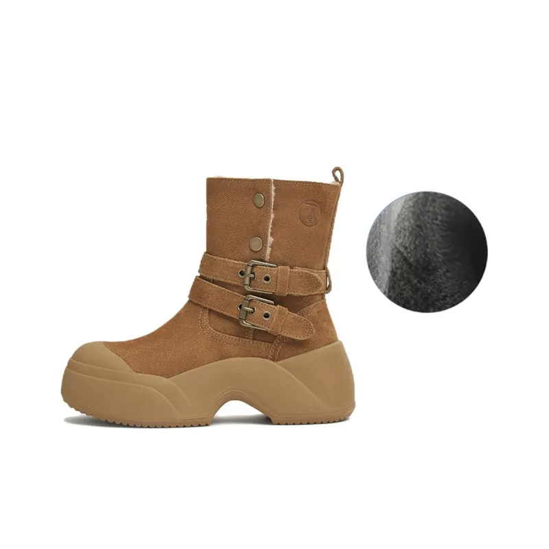 Tata Warm Short Mid-Calf Snow Boots Women's-1
