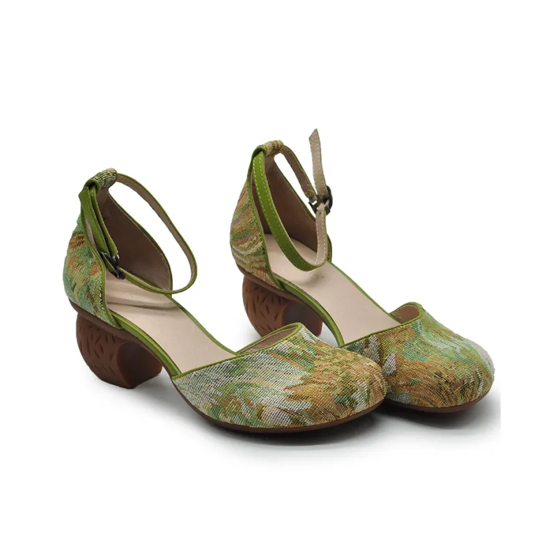 ARTMU Chunky Heel High Heels Women's-4