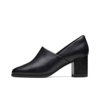 Clarks Frewa Series Chunky Heel High Heels Women's Black
