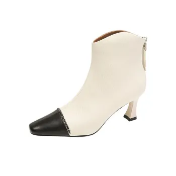 BAFFN Ankle Boots 5CM Women's Black White