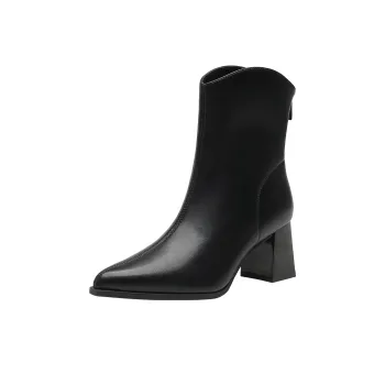 DUSTO Ankle Boots Women's Black/Coffee/Beige