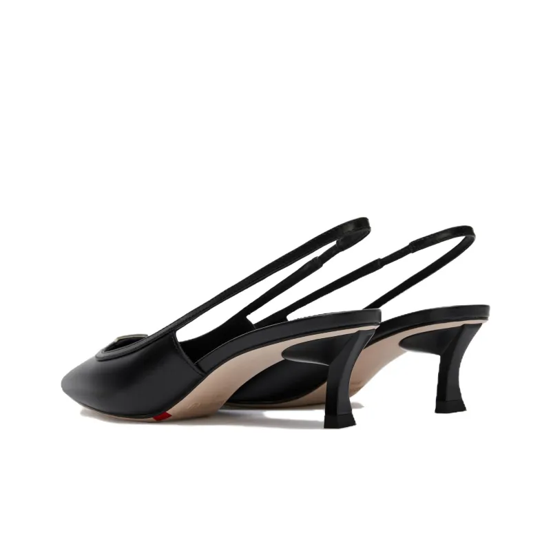 Staccato Monica Flared Heel Pointed Toe High Heels 6cm Women's-3
