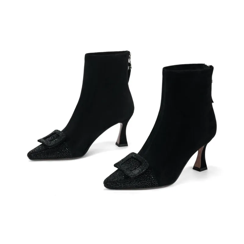 ELLE Ankle Boots Women's Khaki/Black-1