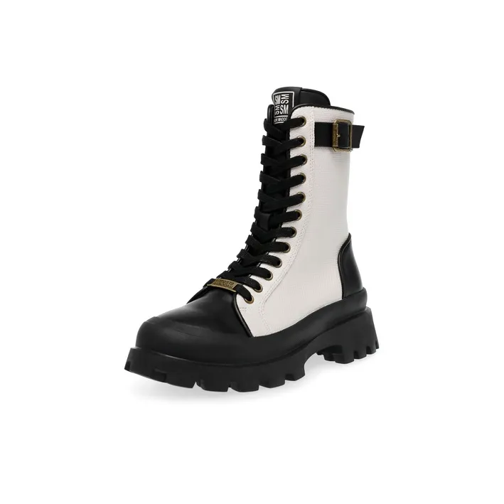 STEVE MADDEN Martin Boots Women's Olive Green/White-5