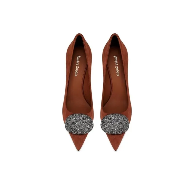 JESSICA SOPHIA Slim Heel High Heels 6.5cm Women's-6