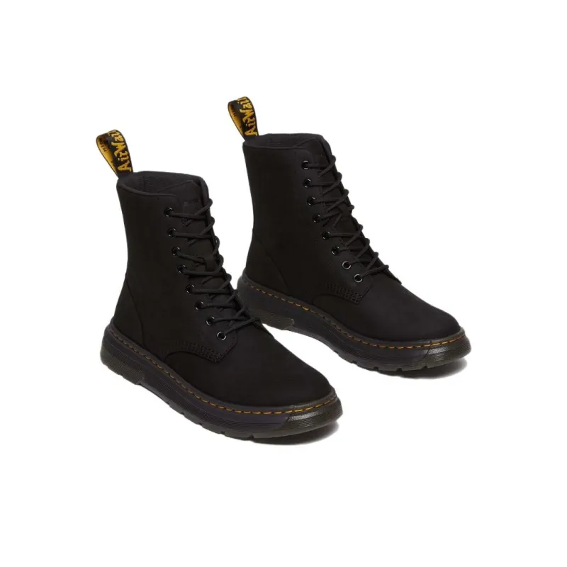 Dr. Martens Dr.Martens Crewson Nubuck Leather Everyday Boots 'Black'-1
