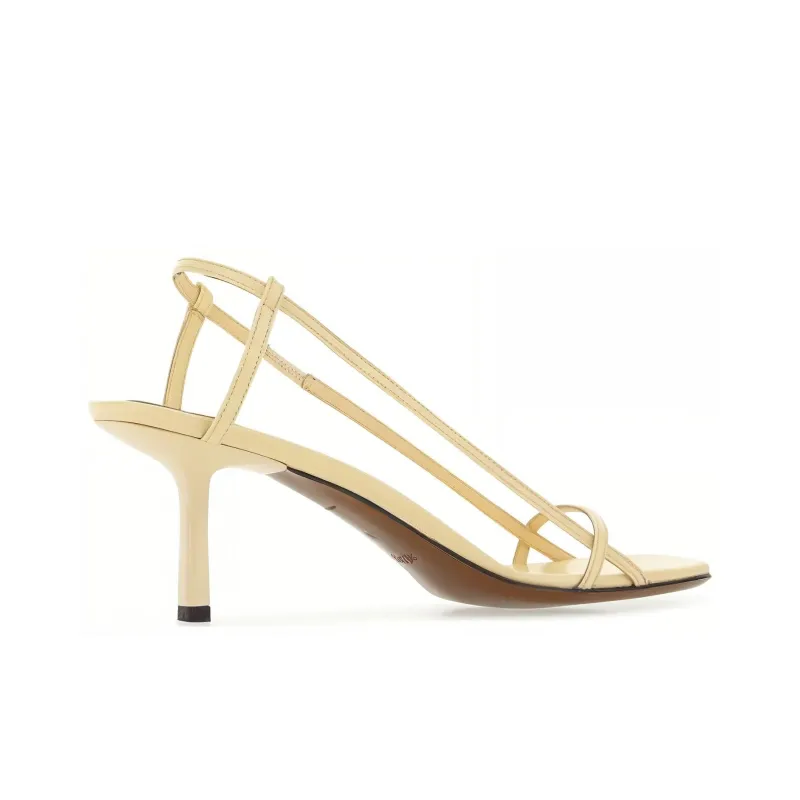 NEOUS Merga One Strap Sandals 6.5cm Women's Cream-3