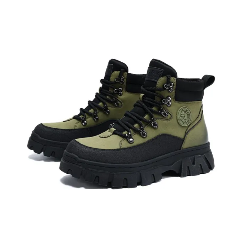FAIRWHALE Martin Boots Unisex Black-2
