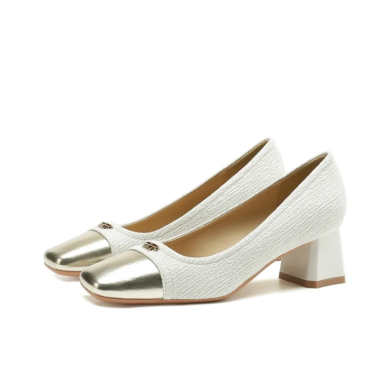 Zubumei Chunky Heel High Heels 5CM Women's-8