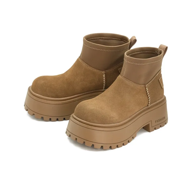 Little Sue Niche Design, Trendy Versatile, Lightweight, Commute, Martin Boots Ankle Boots Women's-3