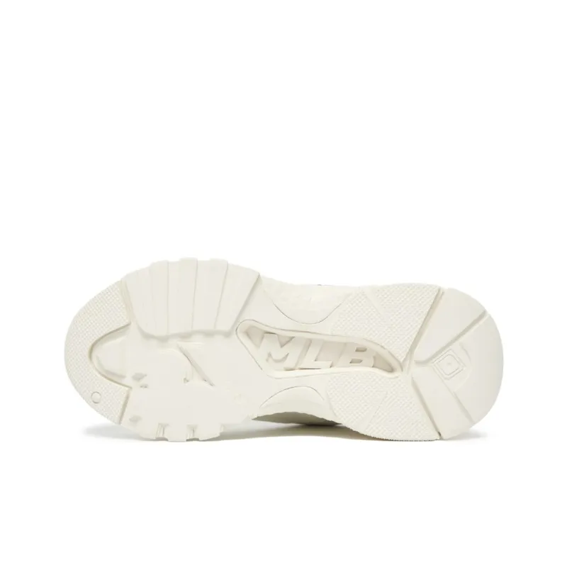 MLB Big Ball Chunky Wear Resistant Height Increasing Low Top Chunky Sneakers Unisex White-5