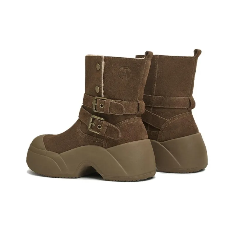 Tata Warm Short Mid-Calf Snow Boots Women's-9