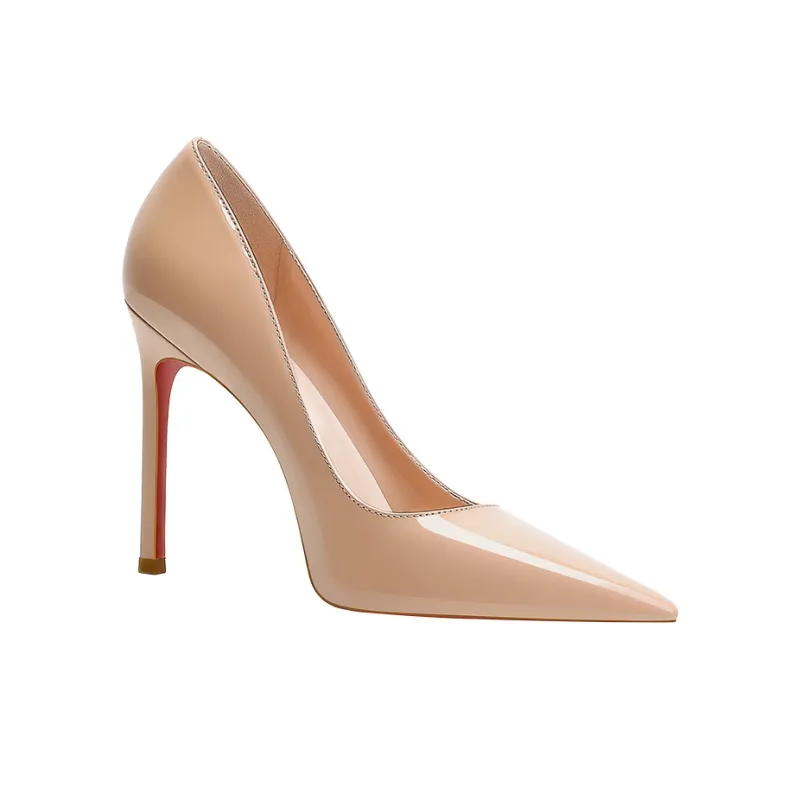 Take The Qin Slim Heel High Heels 9cm 7cm Women's [Gift Box Set]-32
