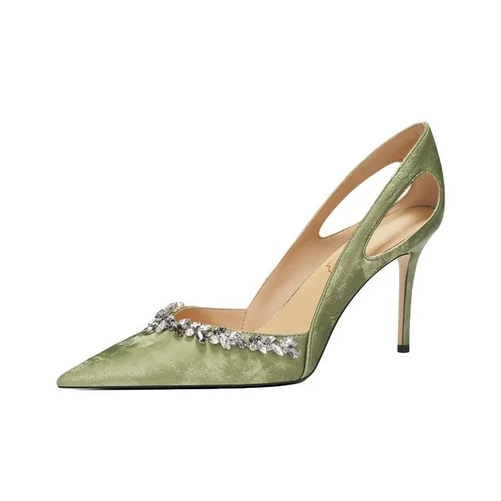 Zubumei Slim Heel High Heels Women's-8