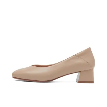 PT'SON Chunky Heel High Heels 4cm Women's