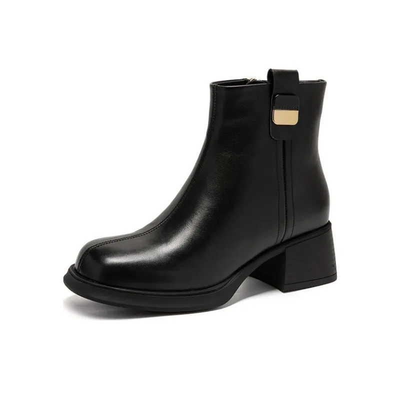 Satchi Ankle Boots Women's Black/Brown-0