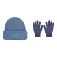 Blue Hood+Navy Blue Glove