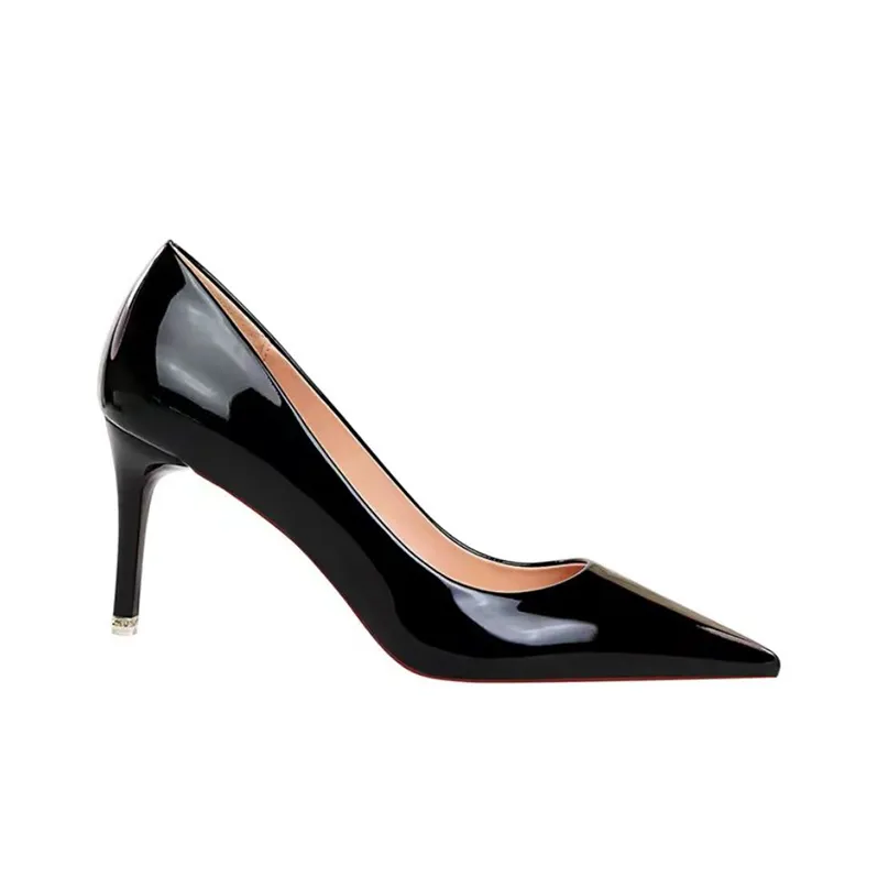 QITUMAUL Slim Heel High Heels Women's-1