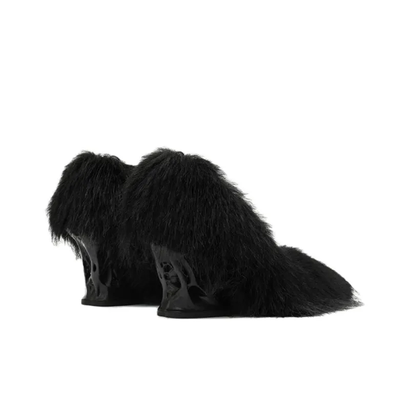 DAPHNE LAB Sugar-free Series Cut Out Heel High Heels 8.5cm Women's-4