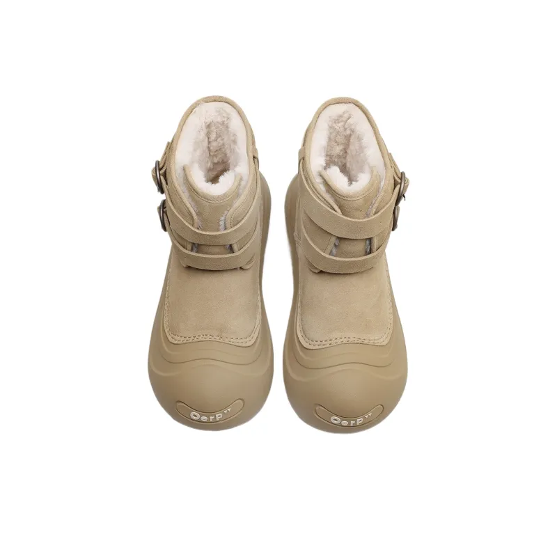 Xiwencha Thermal Short Snow Boots Unisex-2