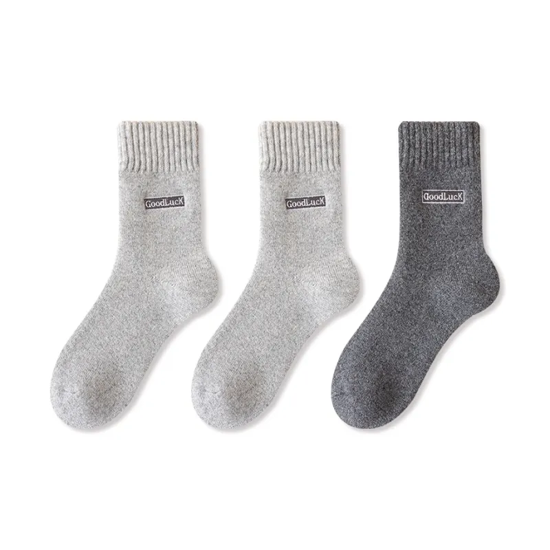JIAZINI Mid Calf Socks Men's 3 Pack-48