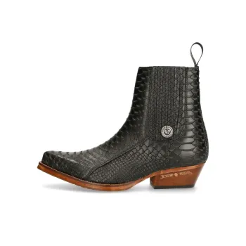 NEW ROCK Ankle Boots Women's Black
