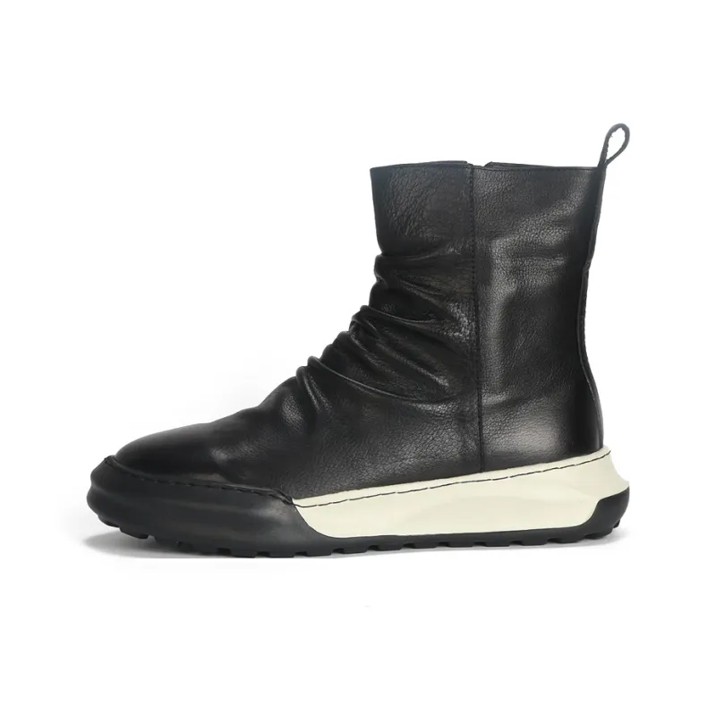 Thai Points Ankle Boots Men's Black-0