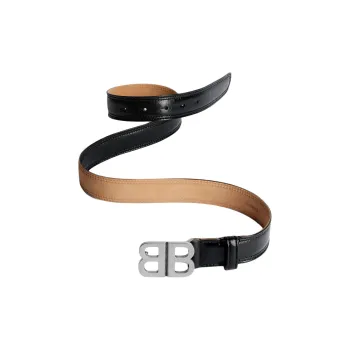 Balenciaga Logo Plaque Belt