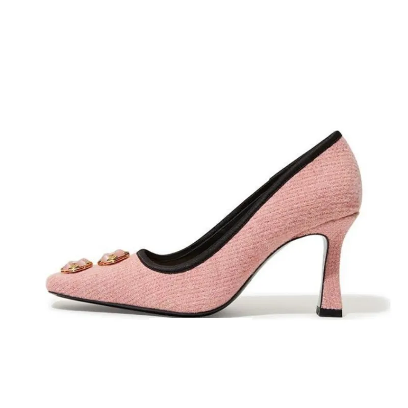 NANA JACQUELINE Slim Heel High Heels 9cm Women's Pink-0