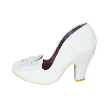 IRREGULAR CHOICE Chunky Heel High Heels Women's White