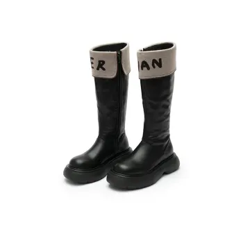 HERLIAN Knee high Boots 5cm Women's Black