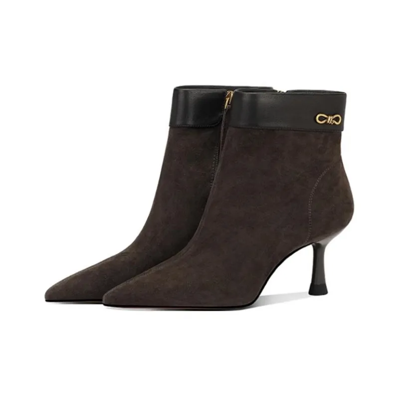 JESSICA SOPHIA Ankle Boots 6.5cm Women's Black-4