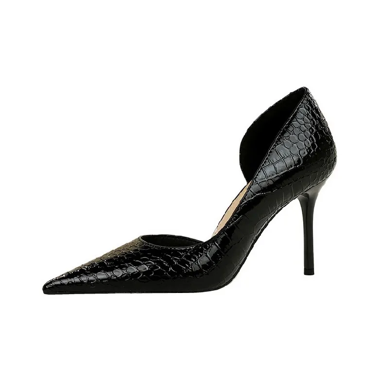 BIGTREE Slim Heel High Heels 8cm Women's-2