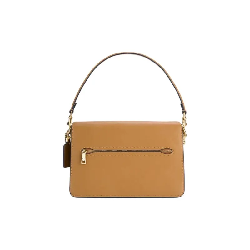COACH Tabby Cow Leather Shoulder Bag Medium Size Women's Honeys Brown-3