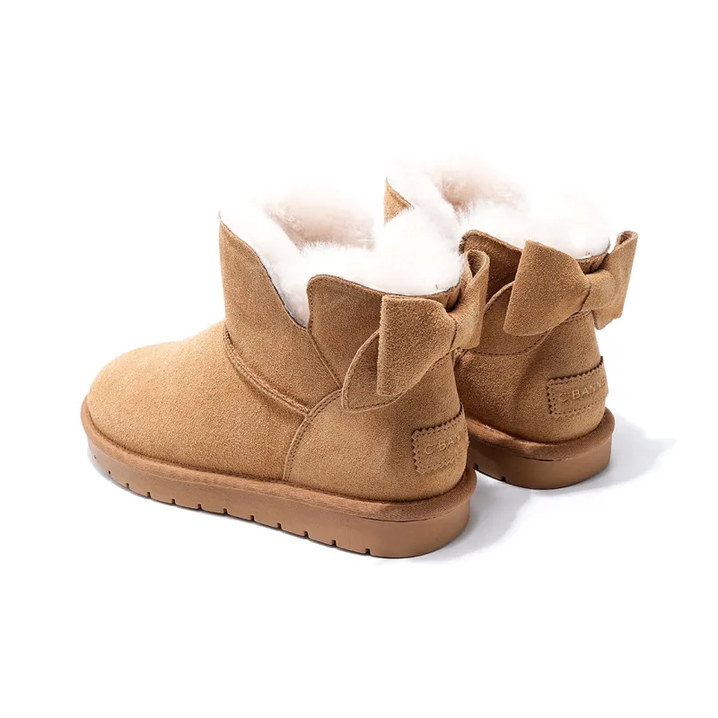 C°BANNER Warm Short Snow Boots Women's Camel-2