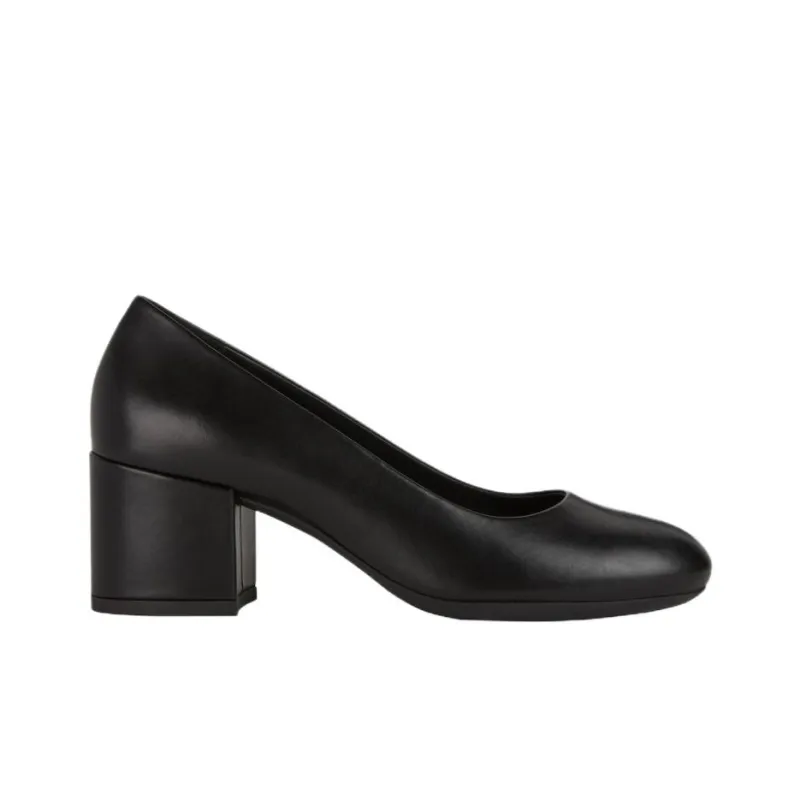 GEOX Chunky Heel High Heels 6cm Women's Black-1
